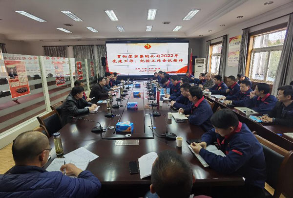 公司召開會議傳達(dá)集團(tuán)公司黨建工作、紀(jì)檢工作會議精神